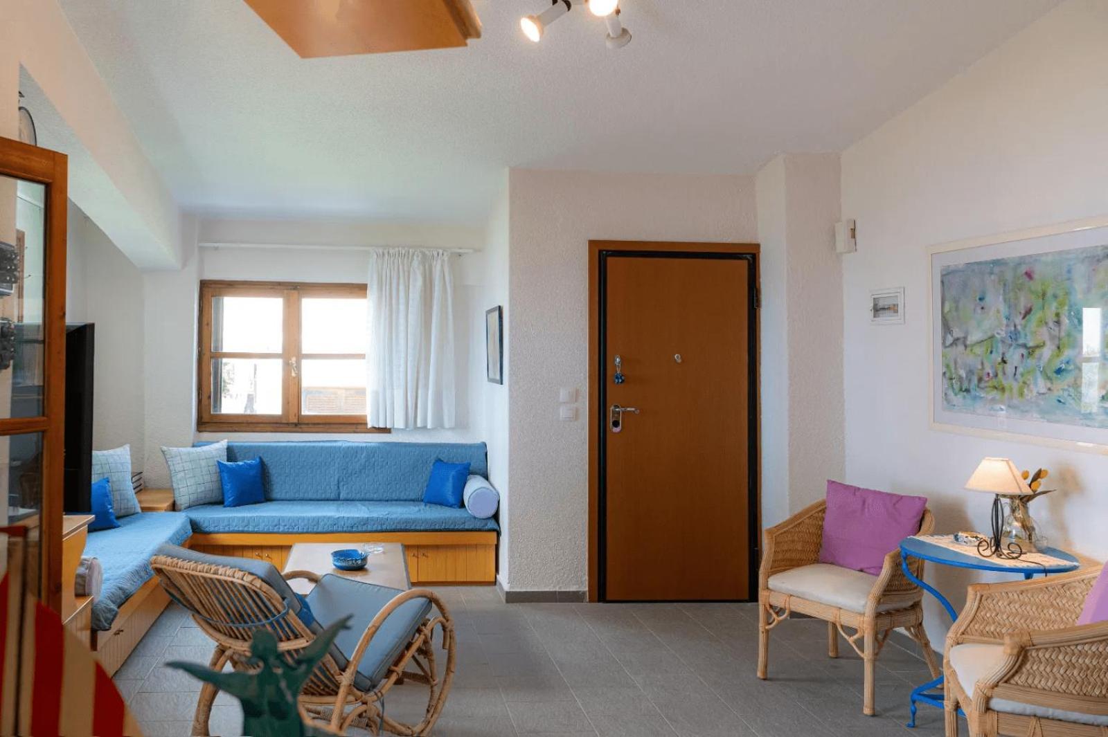 Ferienwohnung Seahouse With View Psakoudia Exterior foto
